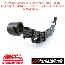 OUTBACK ARMOUR SUSPENSION KITS - REAR ADJ BYPASS-EXPD XHD FITS ISUZU D-MAX 12 +
